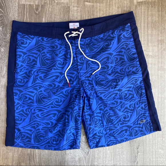 Vineyard Vines Other - NWOT Vineyard Vines Blue Shark Board Shorts XL